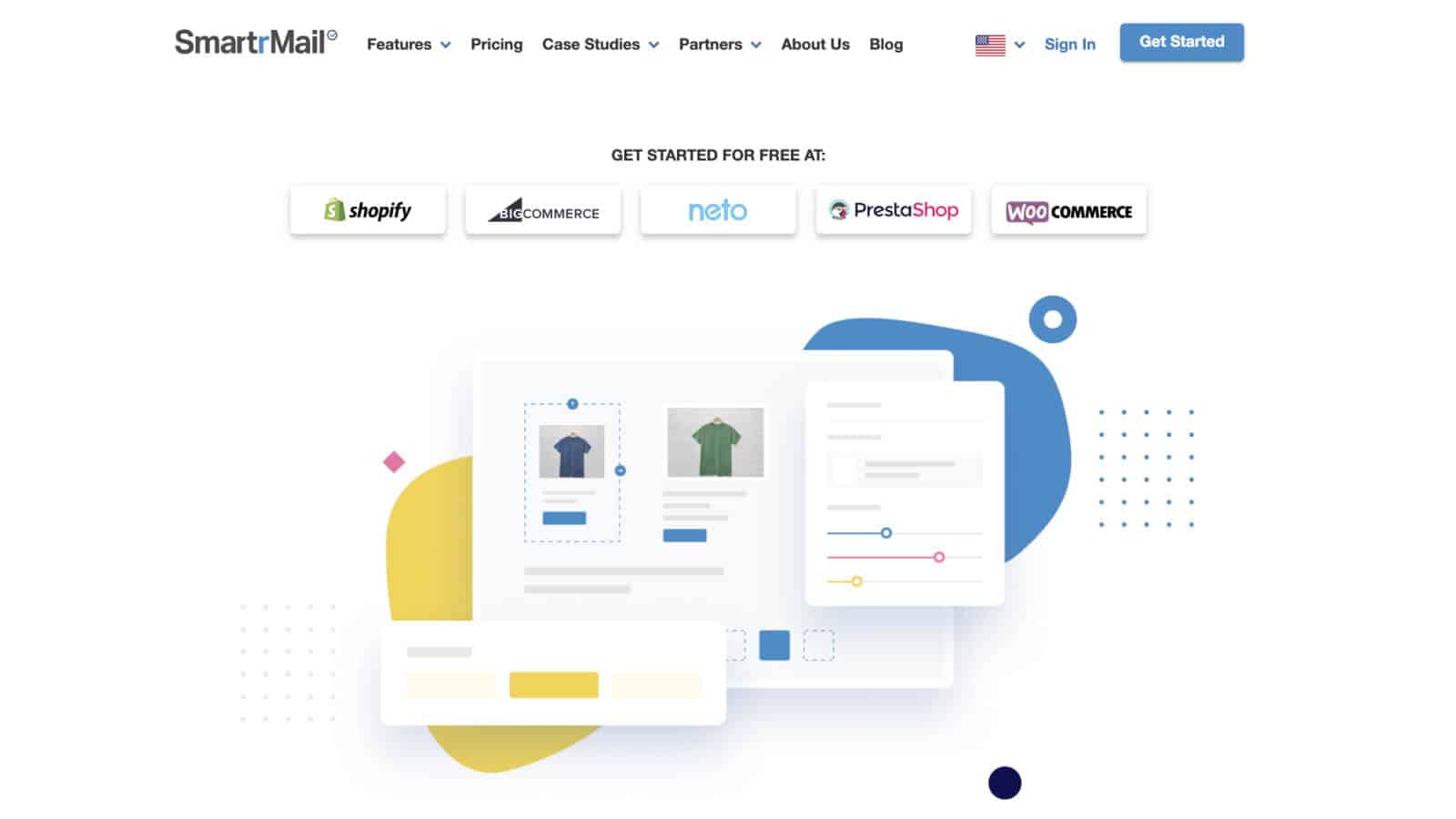 You can personalize your email marketing with SmartrMail.