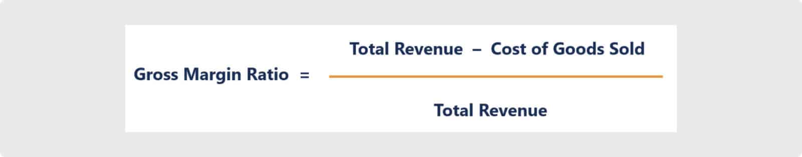 You can calculate your gross margin ratio using this formula.