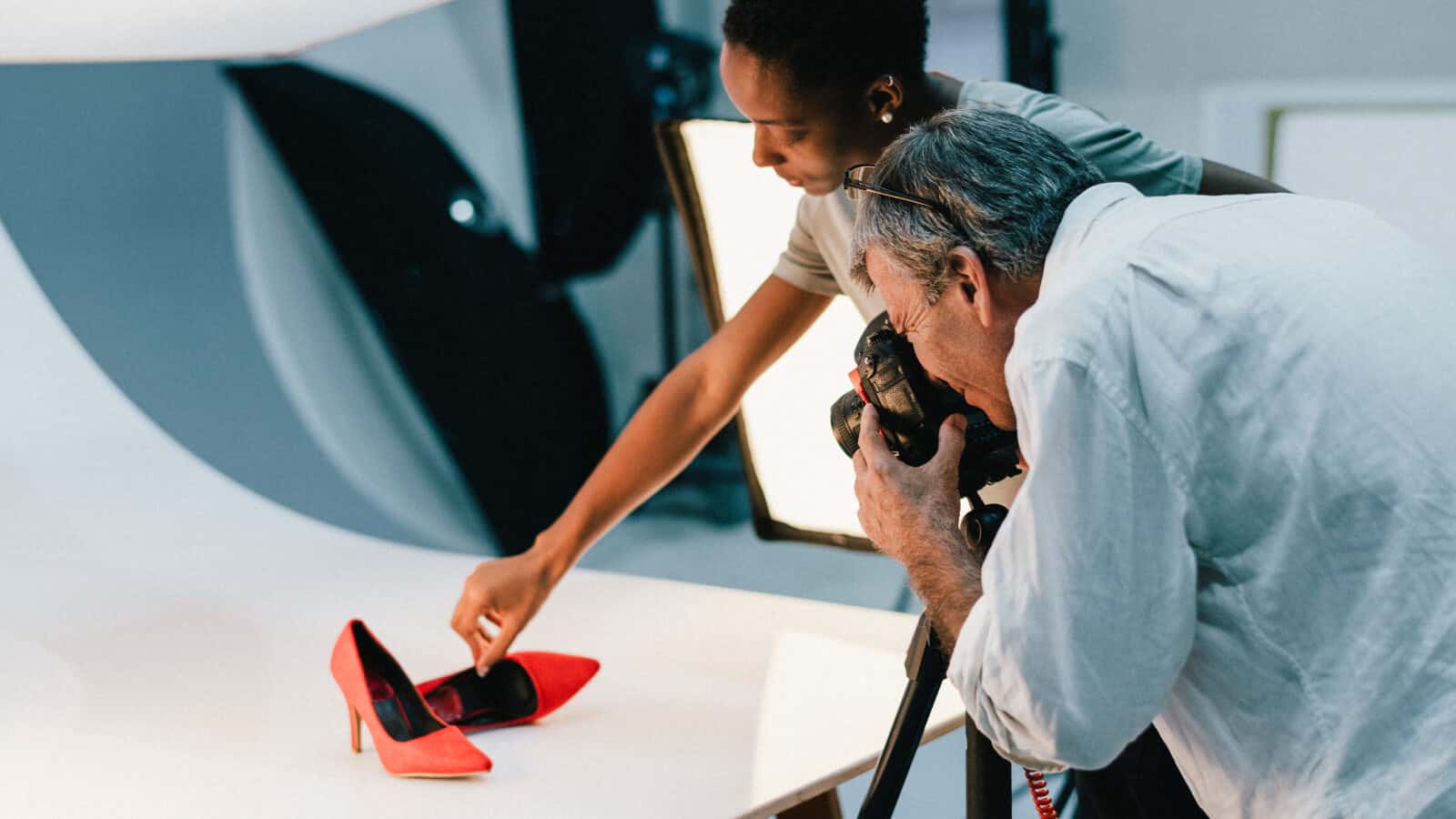 Product photography in studio
