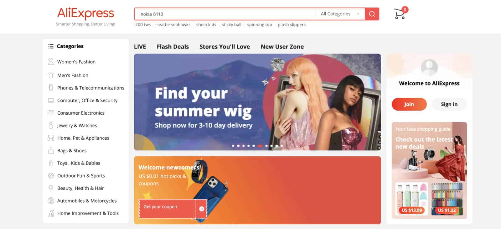 AliExpress is one of the most popular dropshipping marketplaces.