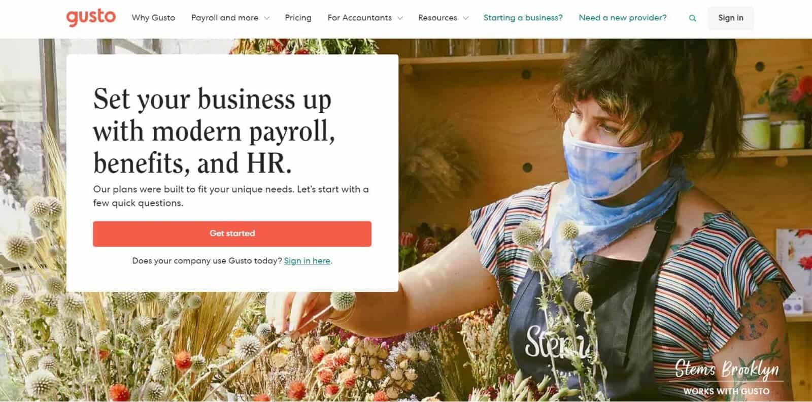 Gusto has an easy-to-navigate user interface that simplifies payroll management