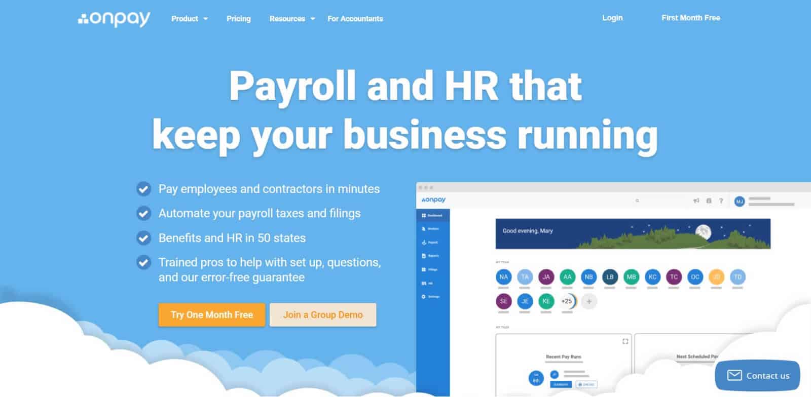 OnPay is one of the most affordable payroll management and HR management solutions on the market