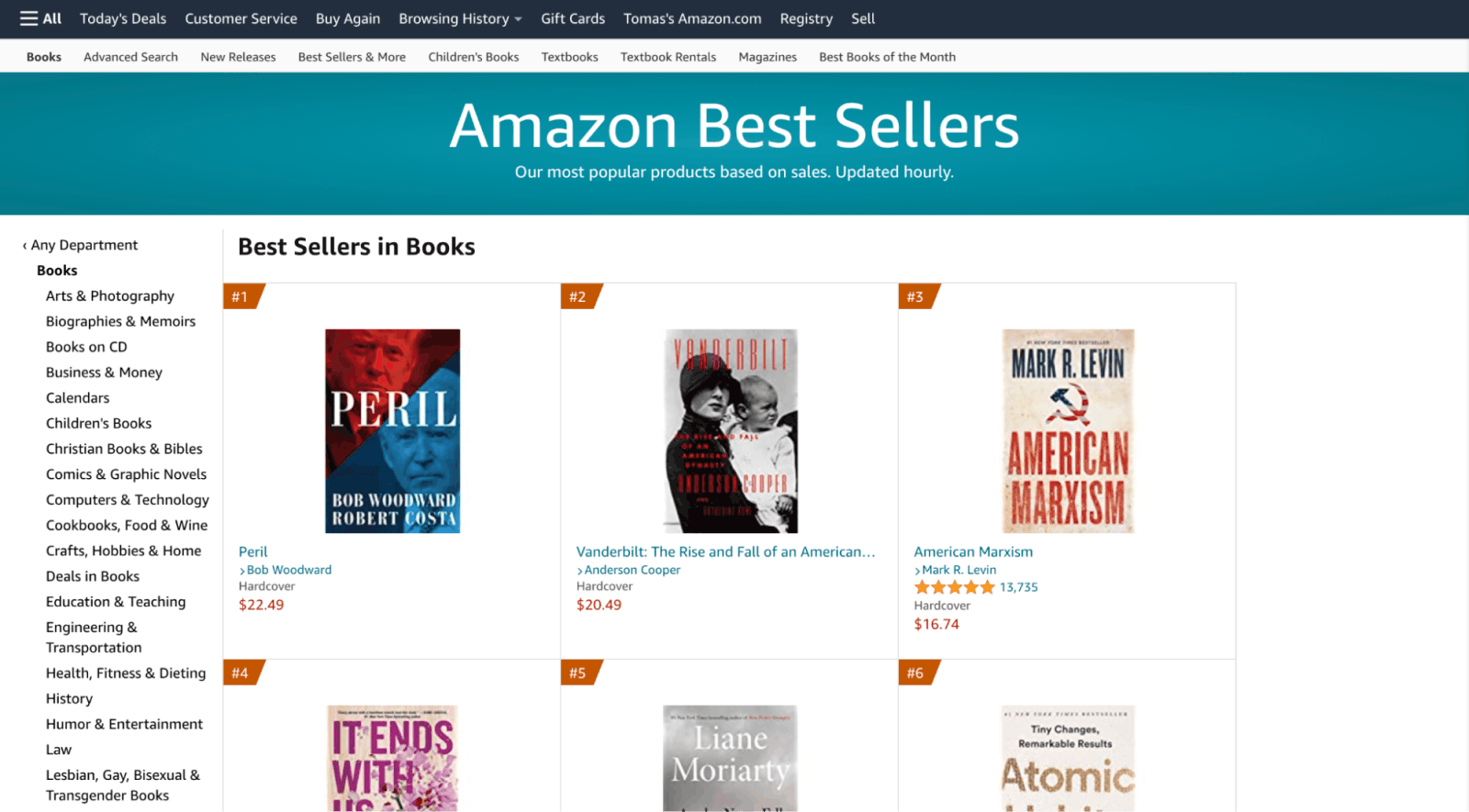 Amazon Bestsellers