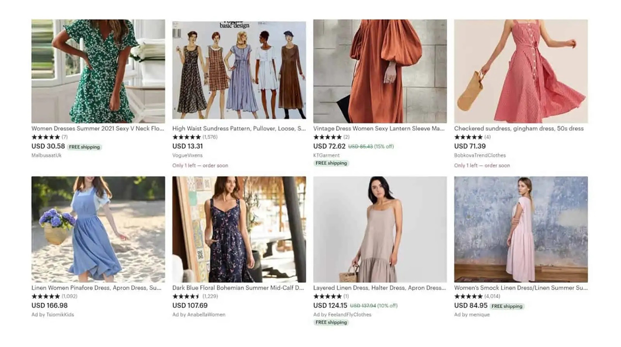 Etsy can be a great place to sell clothes, especially hand-made, organic ones