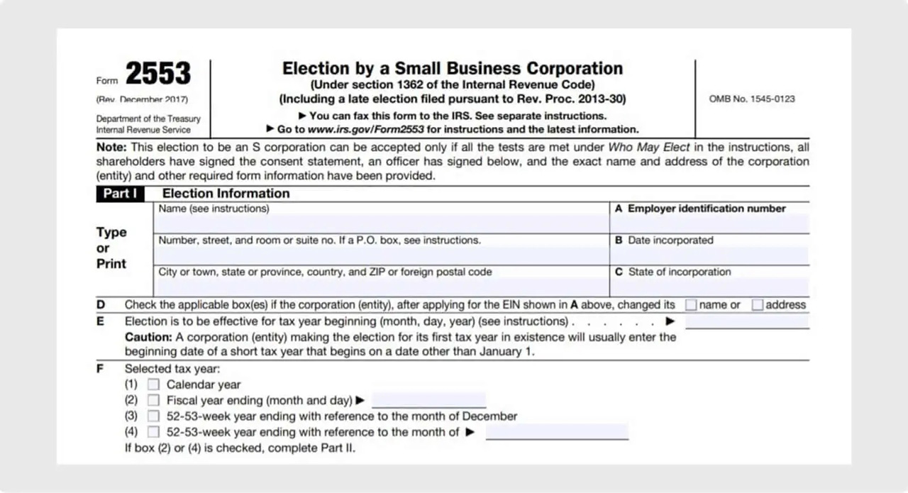 IRS Form 2253