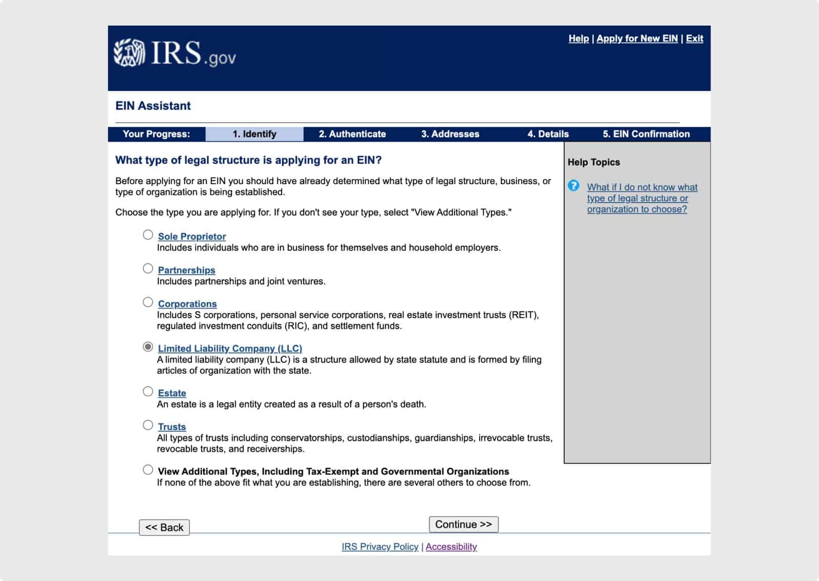 LLCs will need an EIN from the IRS to open a business account and hire employees