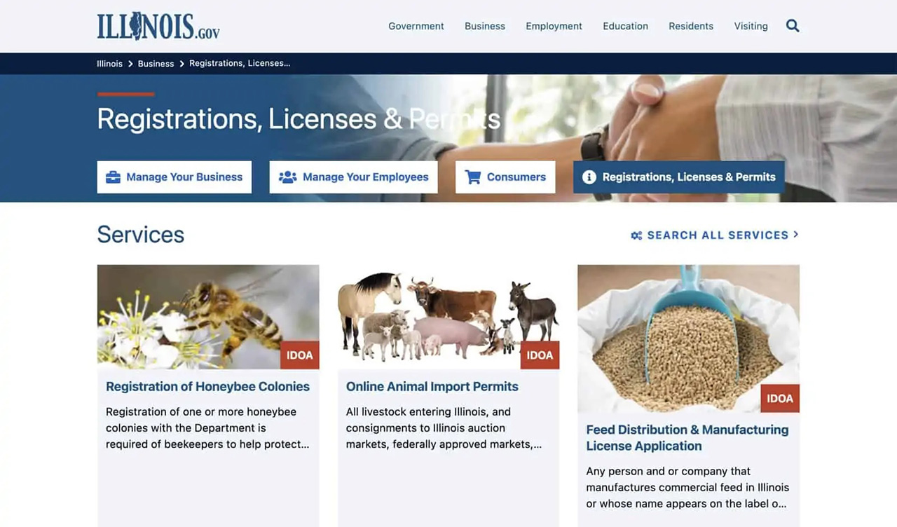 The official Illinois.gov website.