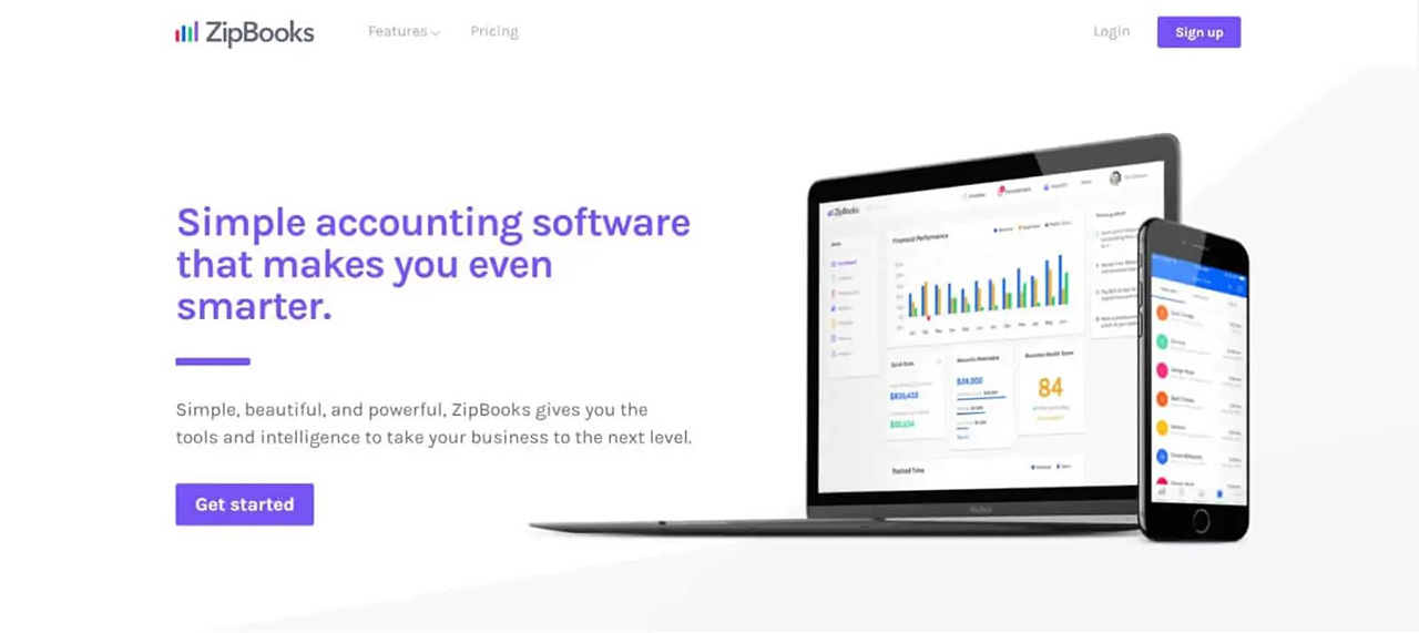 ZipBooks is advertised as a free accounting and invoicing software.