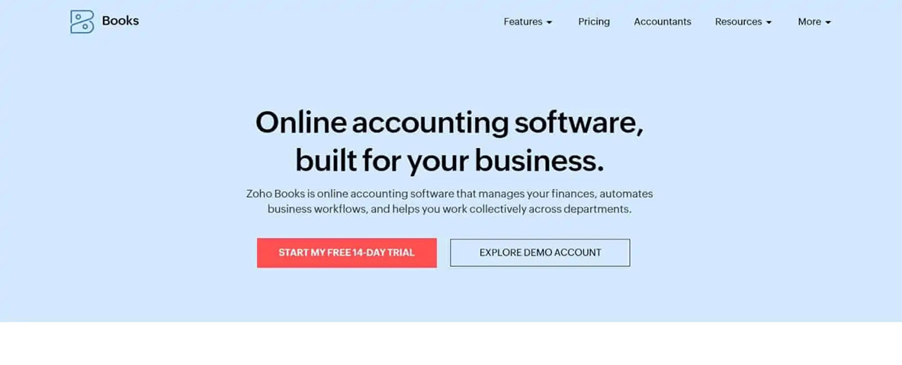 Zoho Books is just one of the tools in Zoho’s vast software suite.