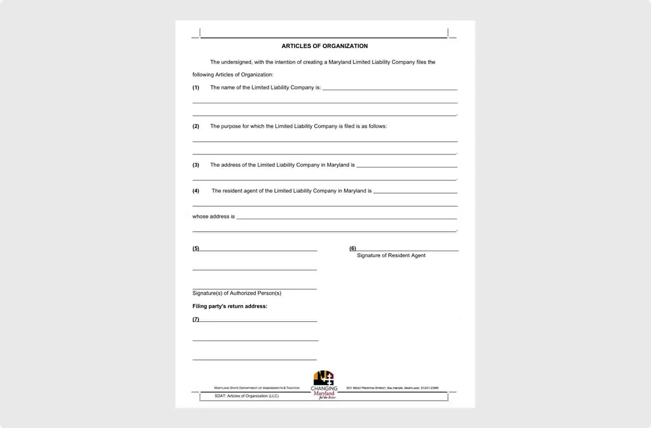 File articles of organization to create your LLC