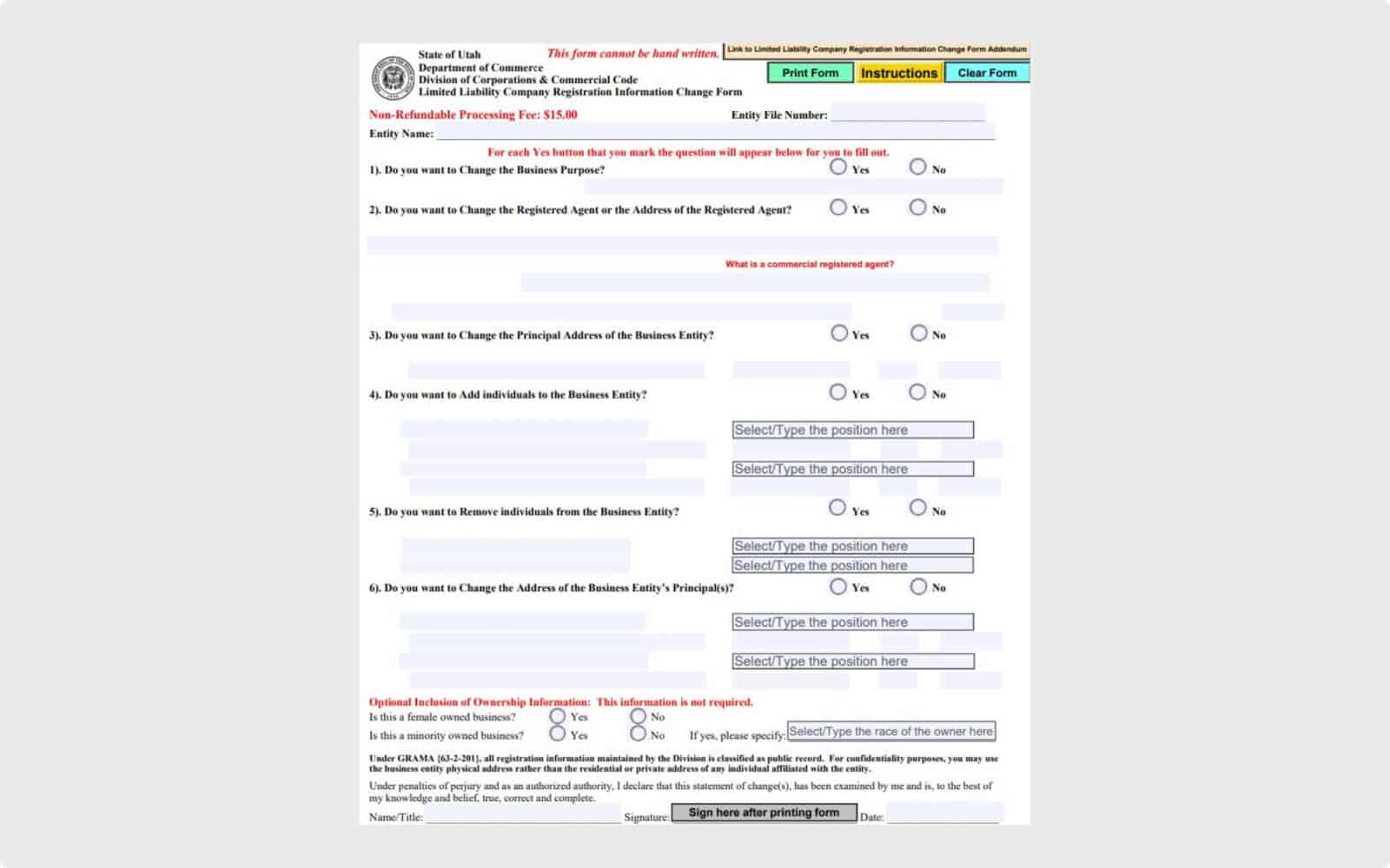 Costs & Fees to Form and Operate an LLC in Utah SimplifyLLC