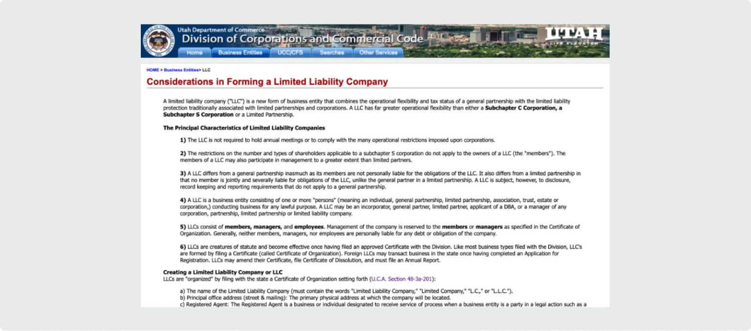 How to Start an LLC in Utah (7Step Plan) SimplifyLLC