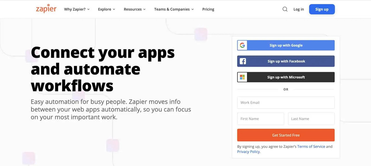 You can create automated workflows with Zapier.