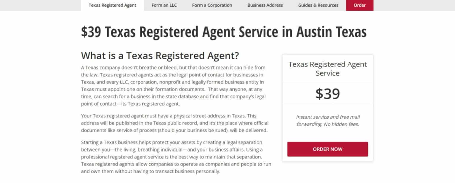 Top 12 Registered Agent Services in Texas SimplifyLLC