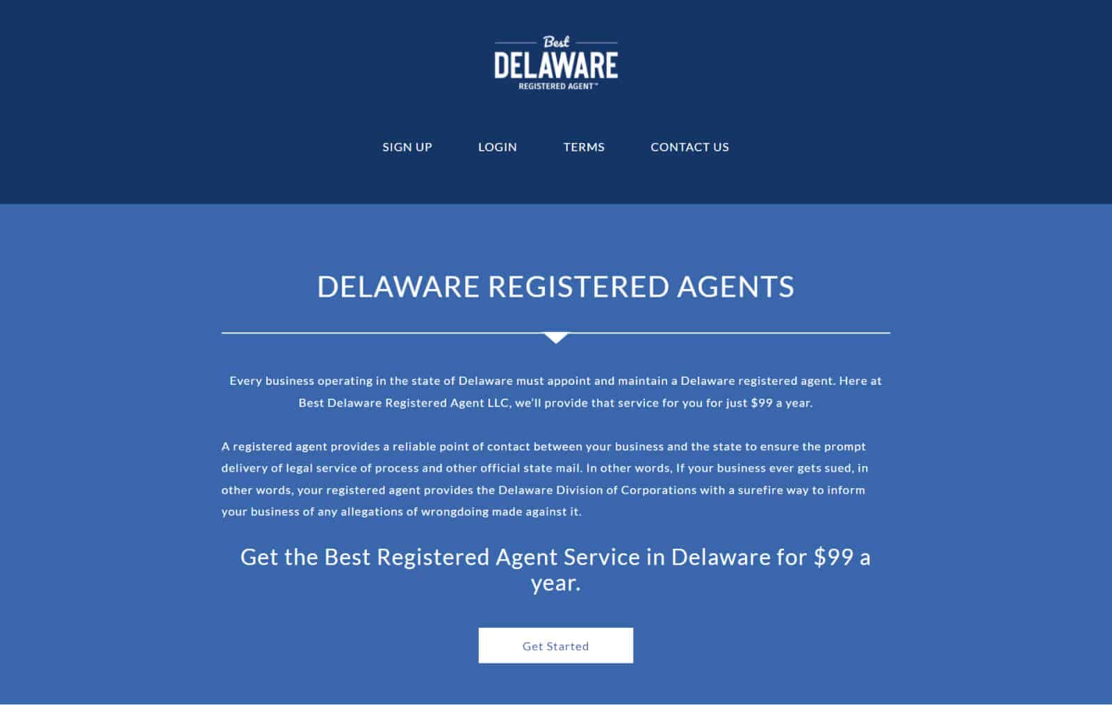 cheapest registered agent delaware