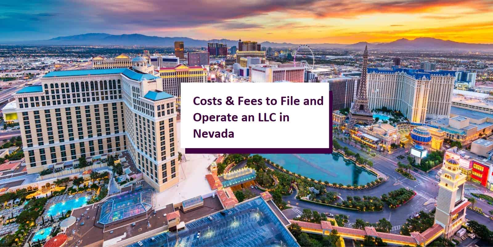 LLC Costs and Fees in Nevada SimplifyLLC