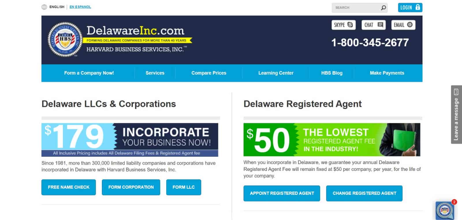 Harvard Business Services Inc