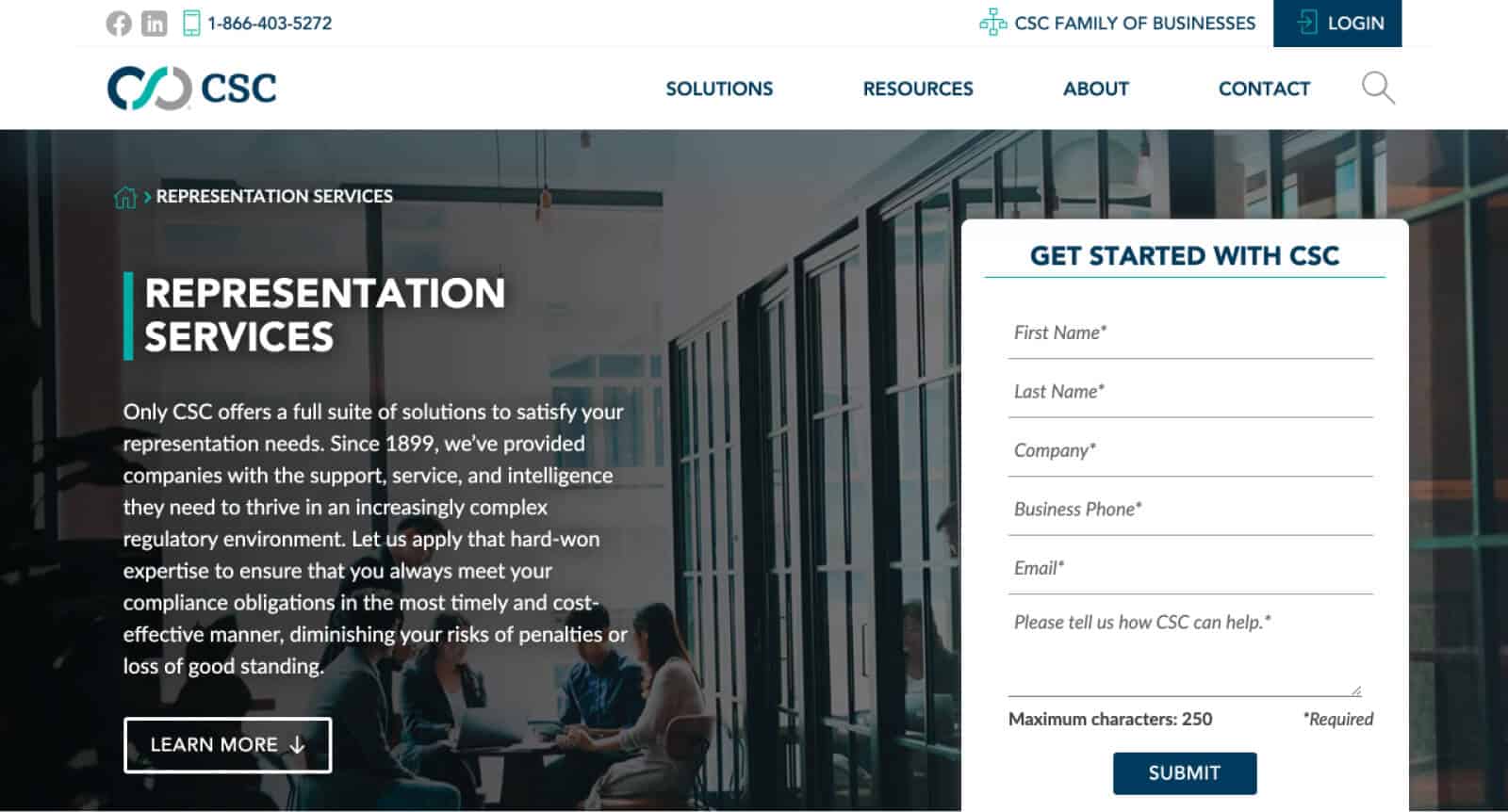 CSC-Lawyers Registered Agent Service