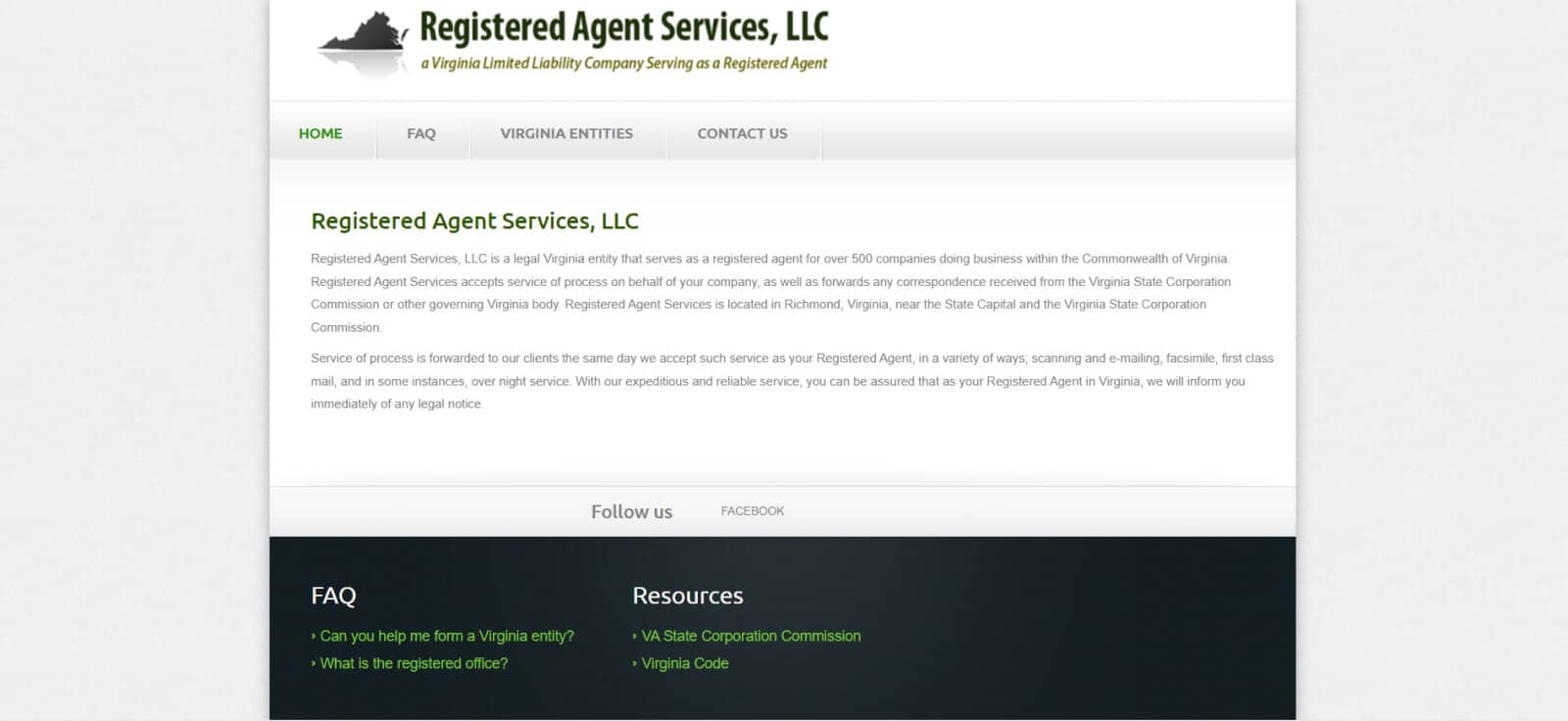 Registered Agent Services, LLC