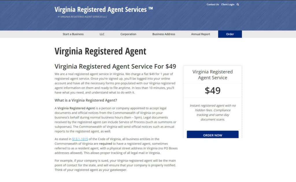 List of 14 Registered Agents in Virginia (2022) SimplifyLLC