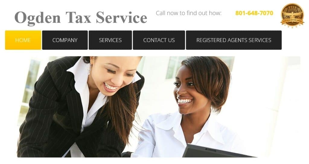 Ogden Tax Services homepage