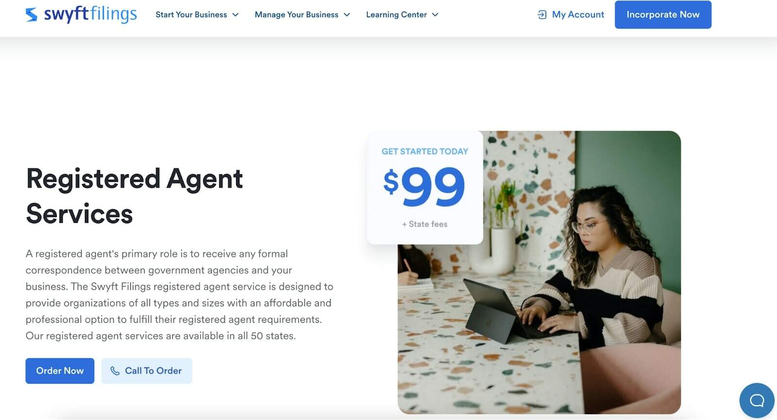 Swyft Filings registered agent service