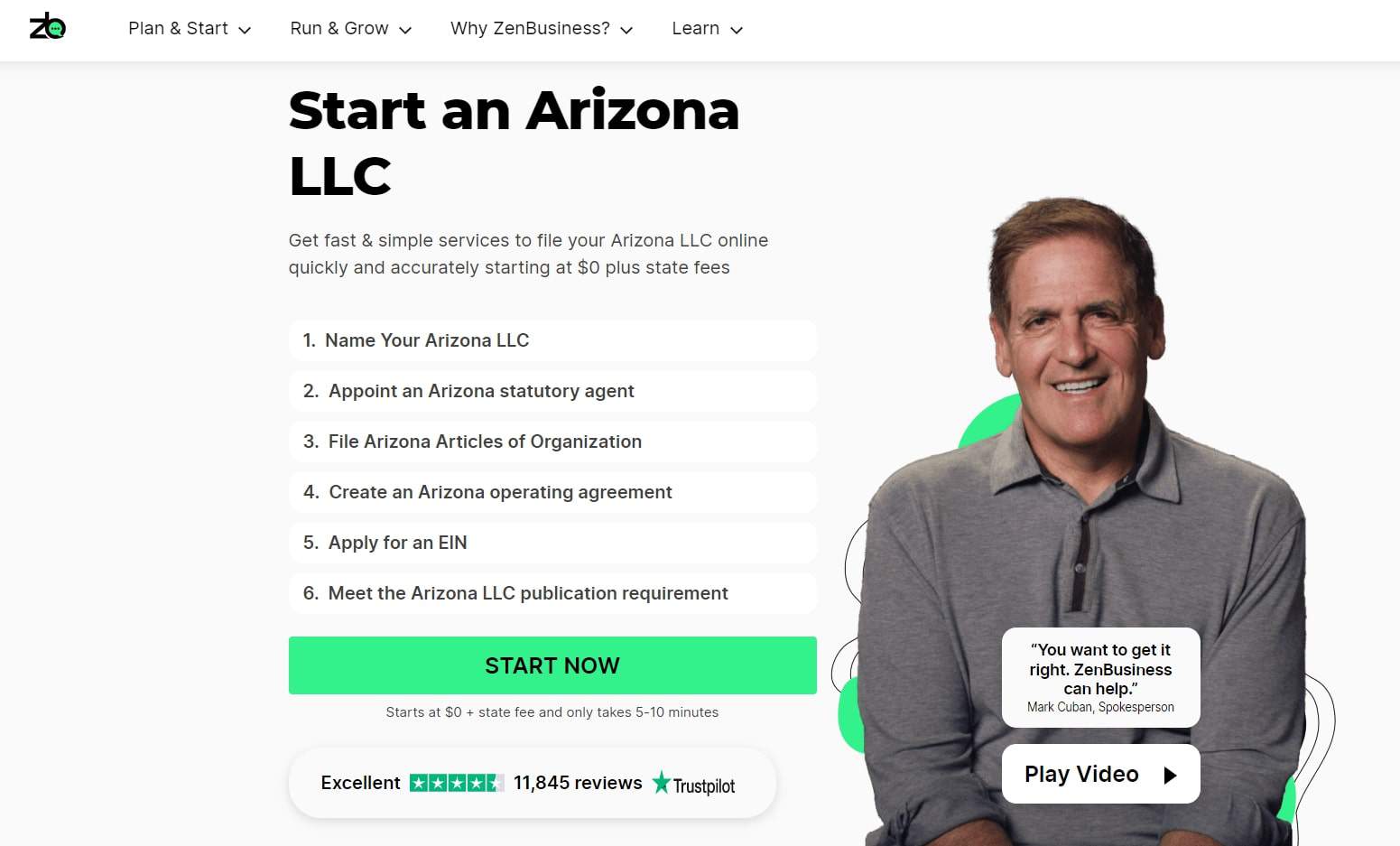 ZenBusiness gets Mark Cuban’s seal of approval