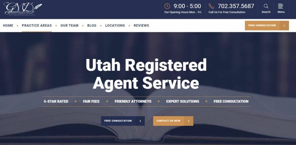 GMD Legal. Utah Attorney Registered Agent Service