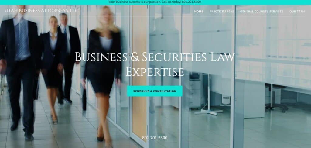 Utah Business Attorneys Webpage