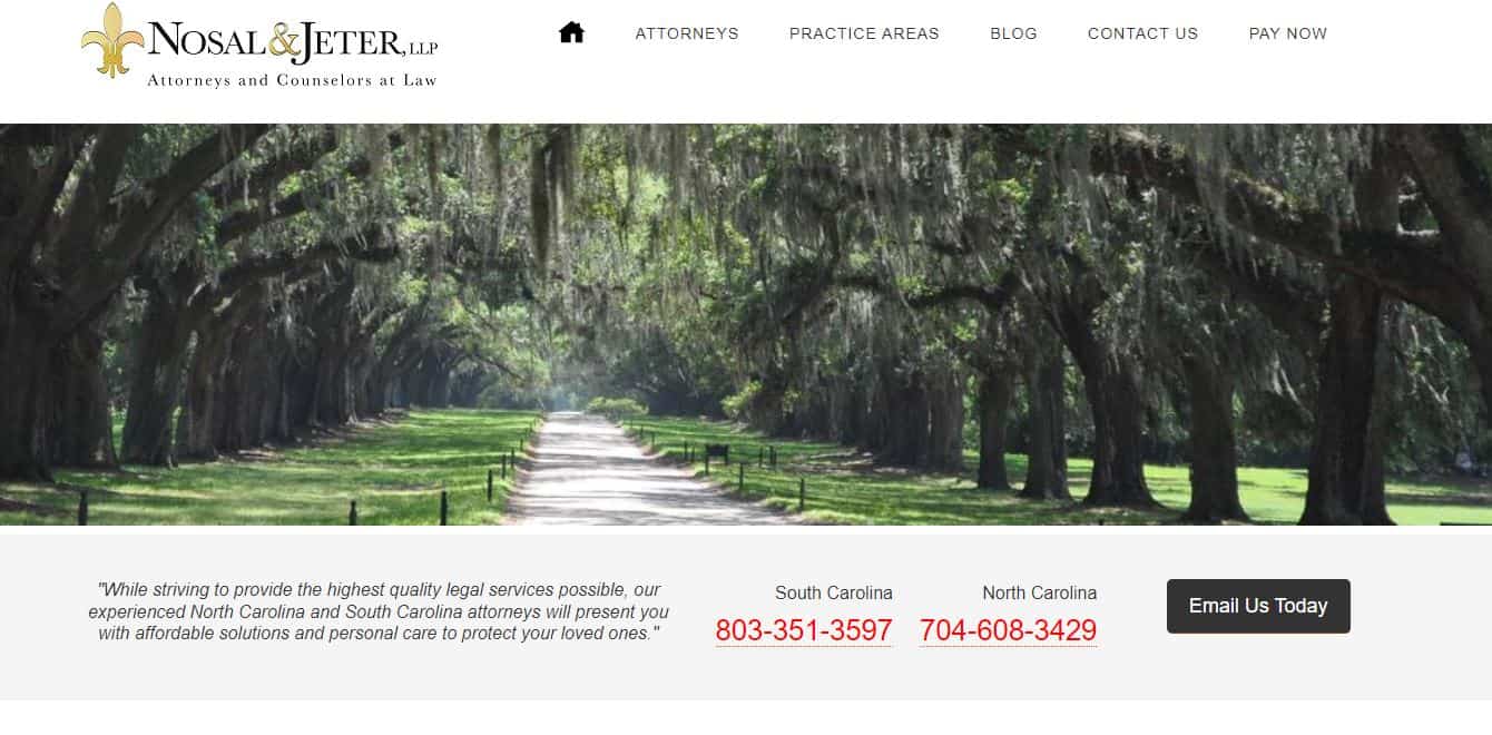Nosal & Jeter South Carolina attorneys