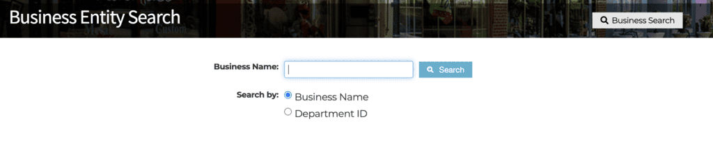 Maryland business name search