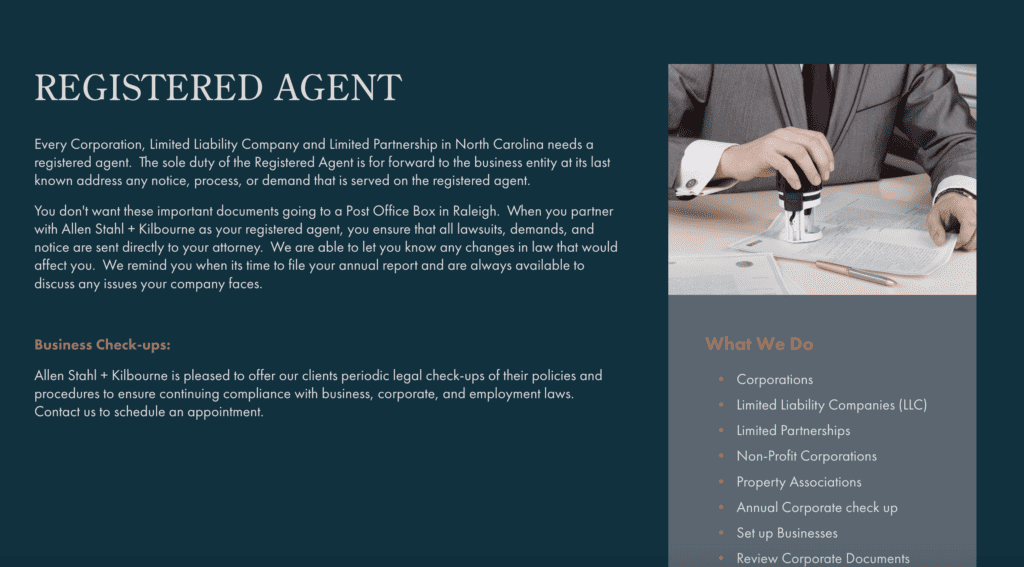 registered agent services - ask