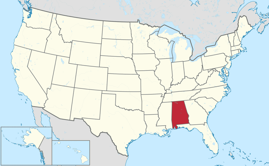 State of Alabama. Source: Wikipedia