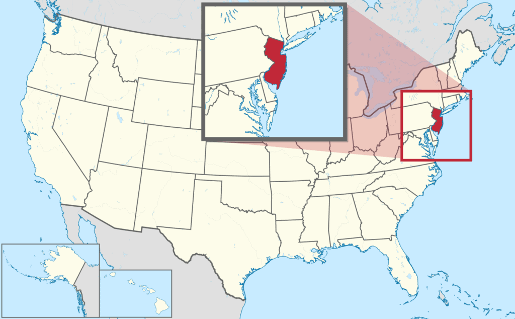 State of New Jersey, source: Wikipedia