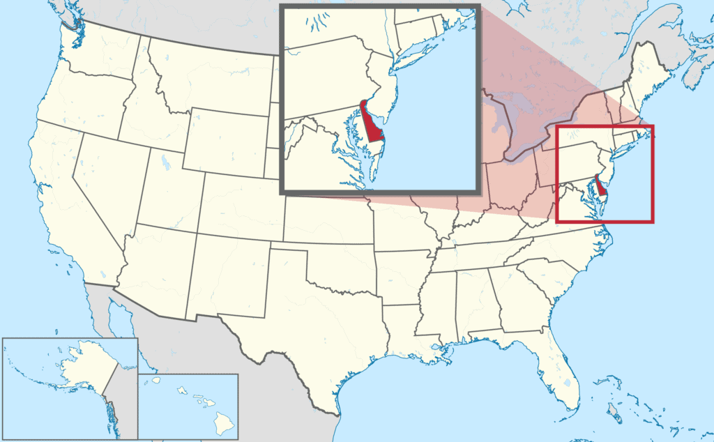 State of Delaware. Source: Wikipedia