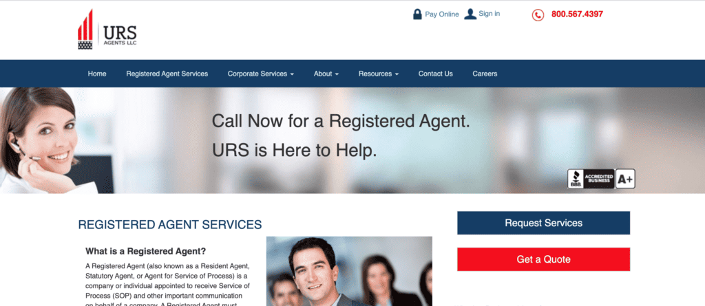 URS registered agent services in Alabama