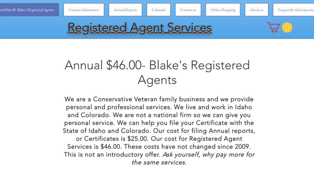 Blake’s Registered Agents