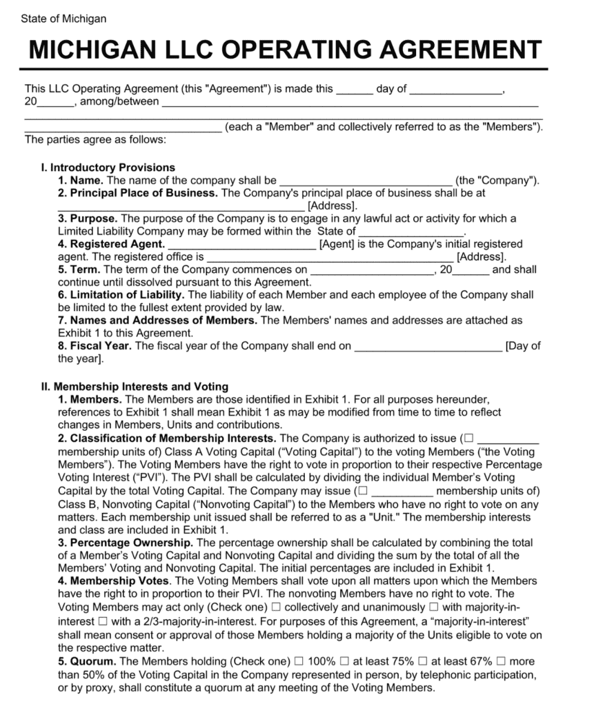 How To Start An LLC In Michigan Step by Step