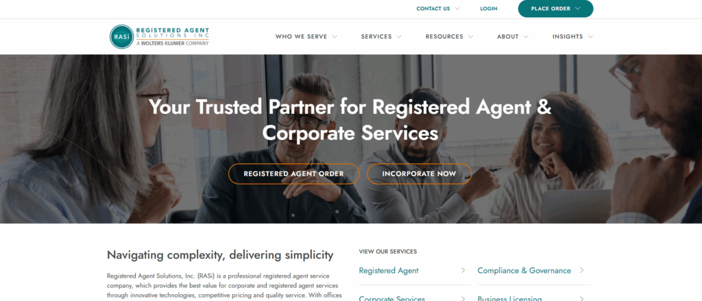 Registered Agent Solutions Inc